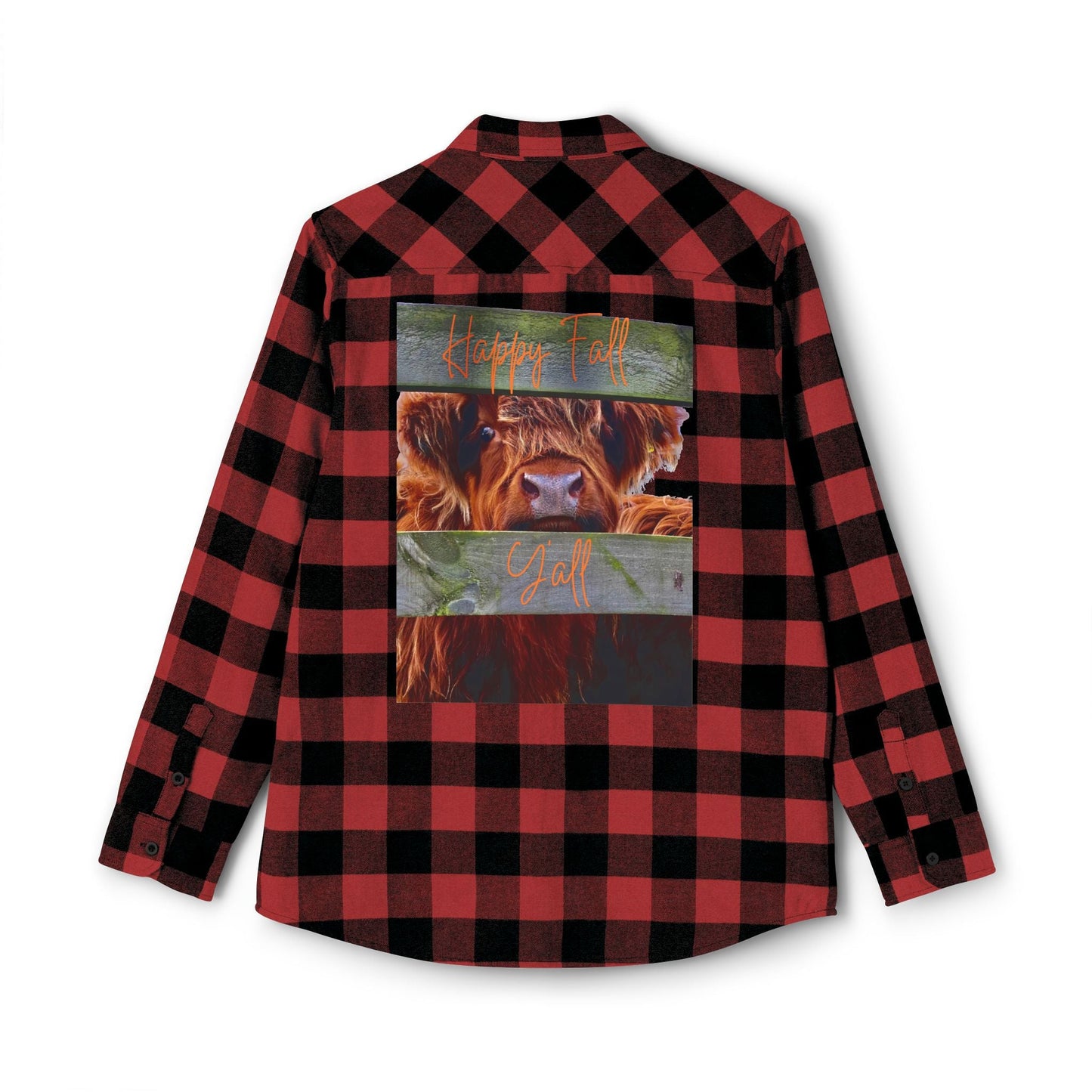 Happy Fall Y'all Unisex Flannel Shirt - SmorgeousByGina