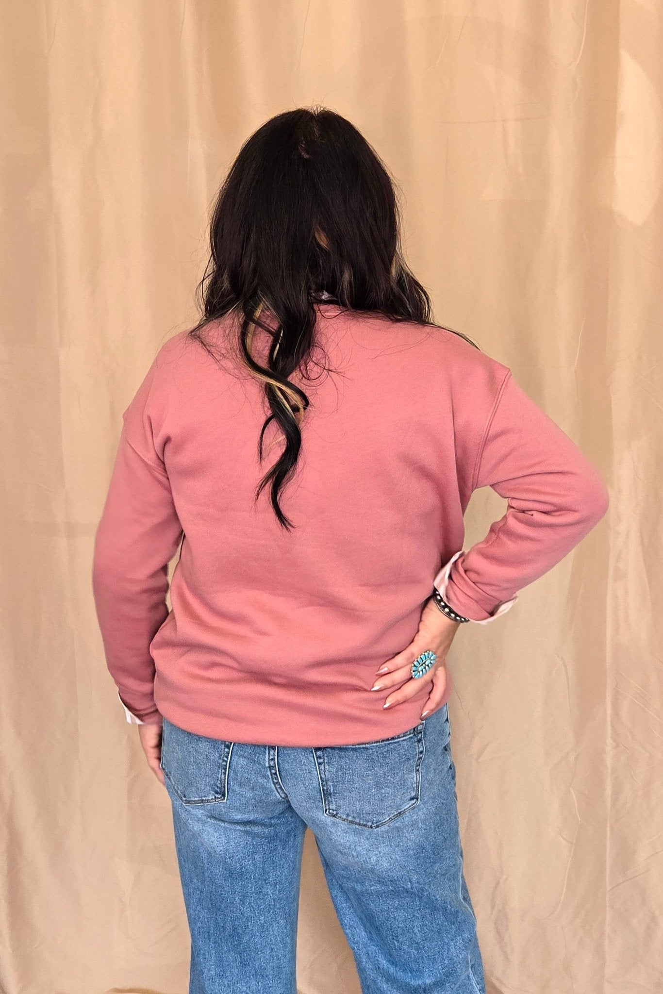 He Owns the Cattle Graphic Sweatshirt - small available