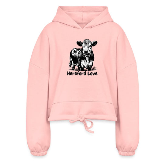 Hereford Love Women’s Cropped Hoodie - SmorgeousByGina
