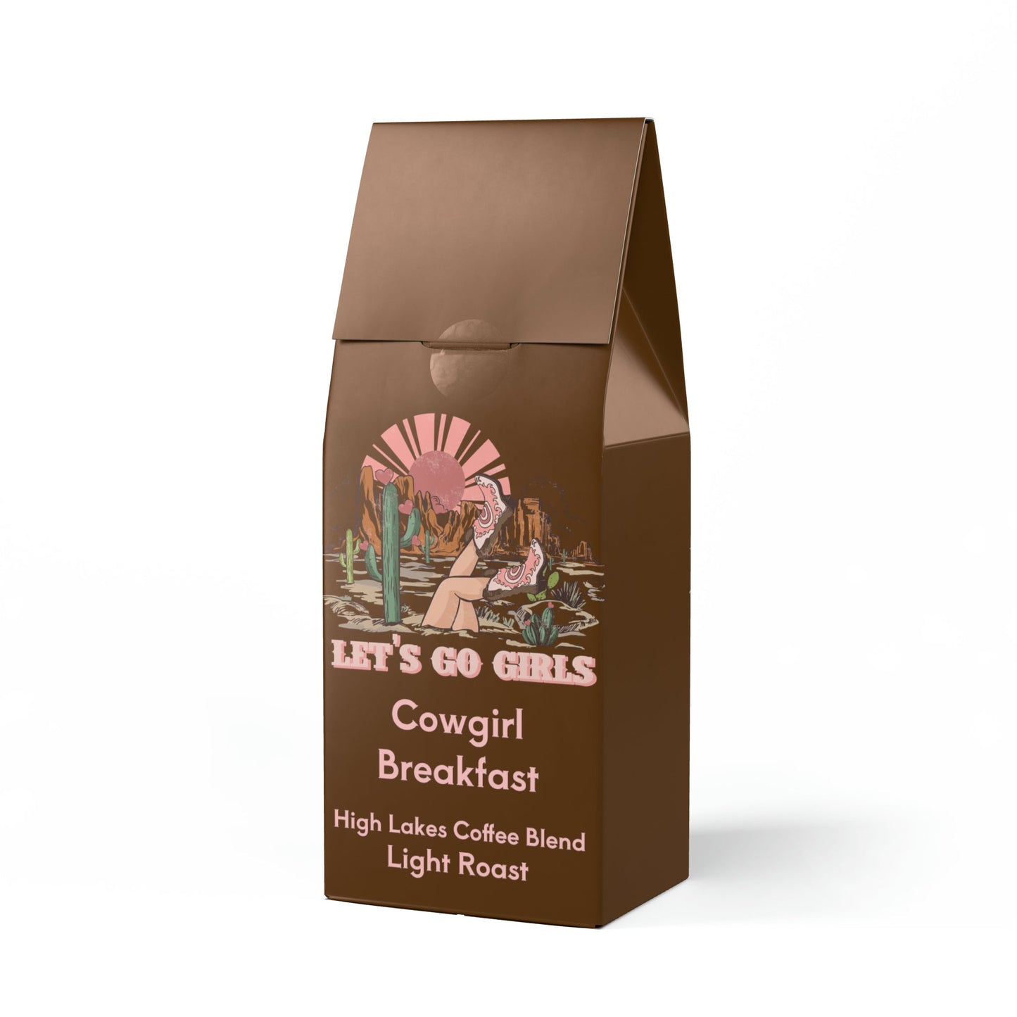High Lakes Coffee Blend (Light Roast), Lets Go Girls, Cowgirl Coffee, Boho Coffee - SmorgeousByGina
