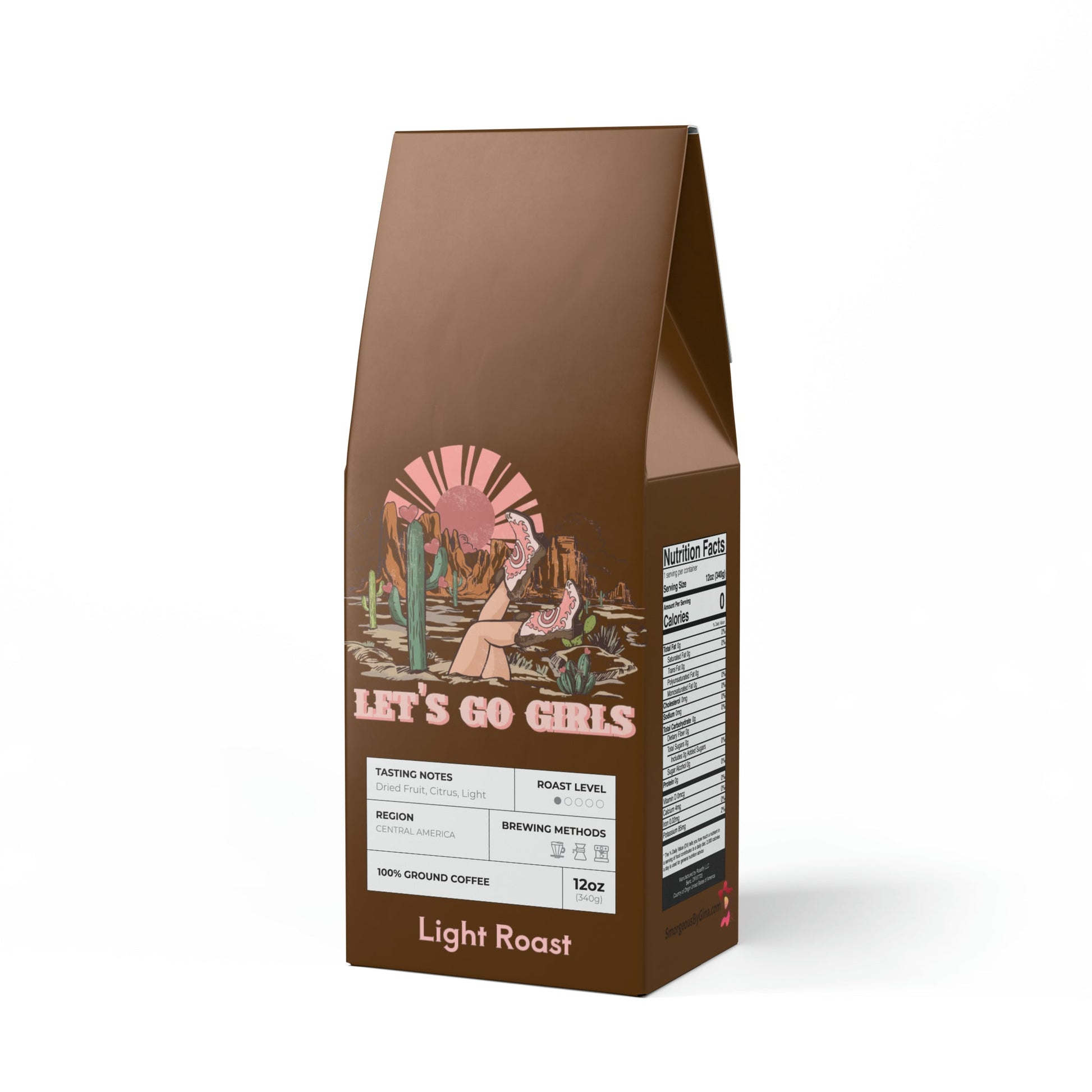 High Lakes Coffee Blend (Light Roast), Lets Go Girls, Cowgirl Coffee, Boho Coffee - SmorgeousByGina