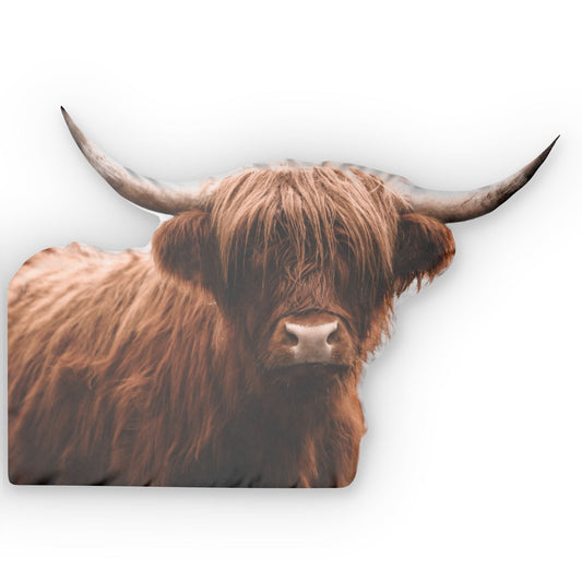 Highland Hattie Custom Shaped Pillow - SmorgeousByGina