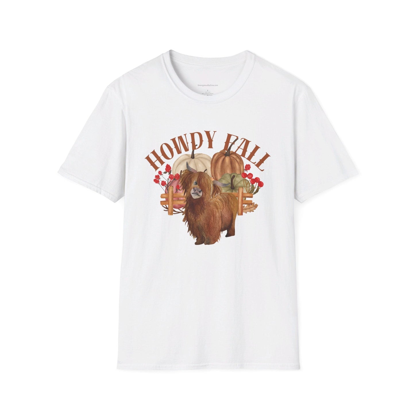 Howdy Fall Highland Cow T-Shirt - SmorgeousByGina