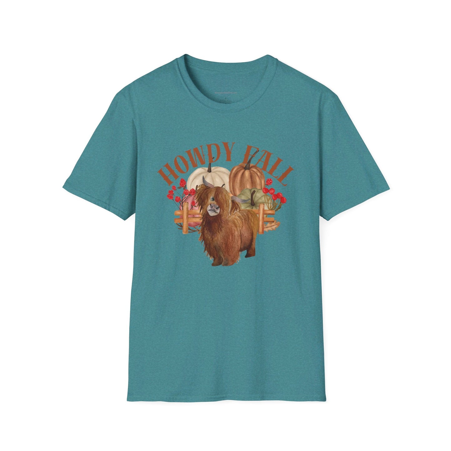 Howdy Fall Highland Cow T-Shirt - SmorgeousByGina