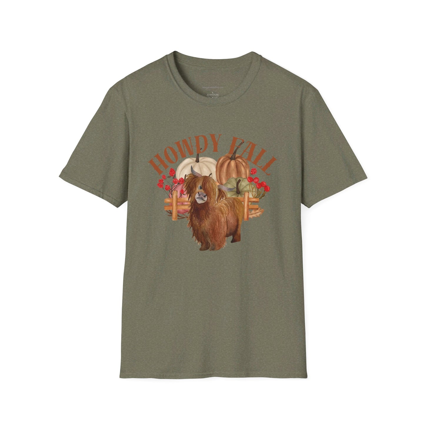 Howdy Fall Highland Cow T-Shirt - SmorgeousByGina