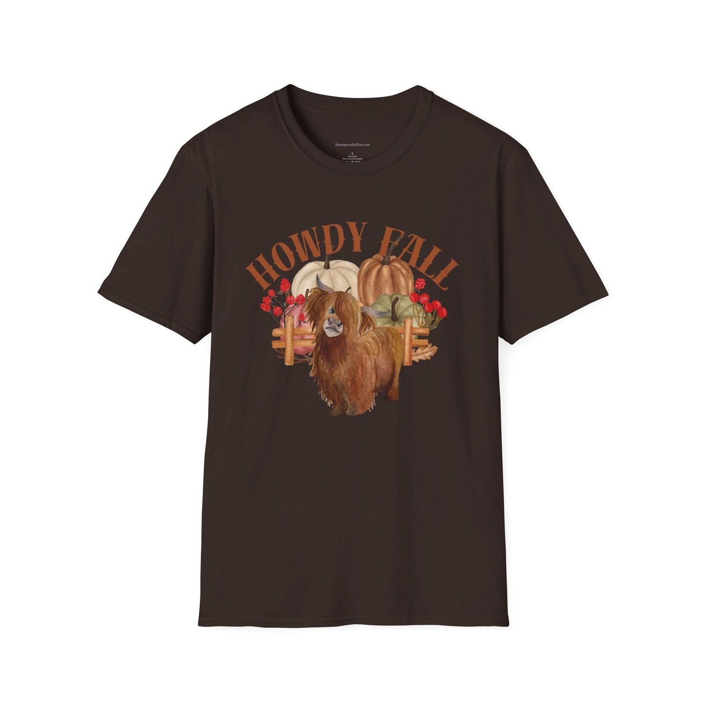 Howdy Fall Highland Cow T-Shirt - SmorgeousByGina
