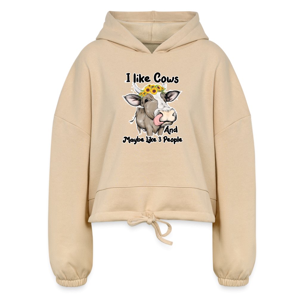 I Like Cows Women’s Cropped Hoodie - SmorgeousByGina