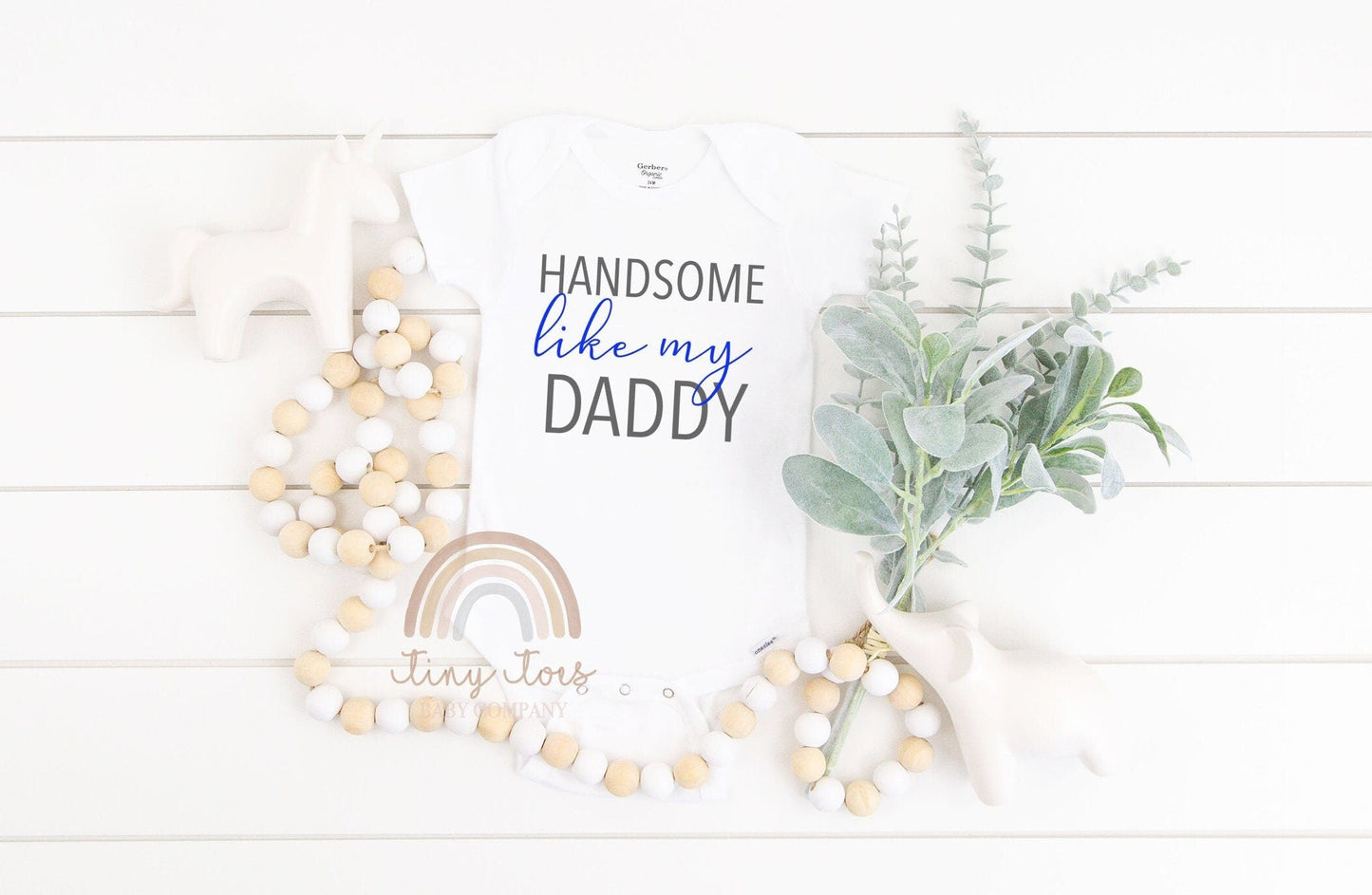 Handsome Like My Daddy Baby Bodysuit