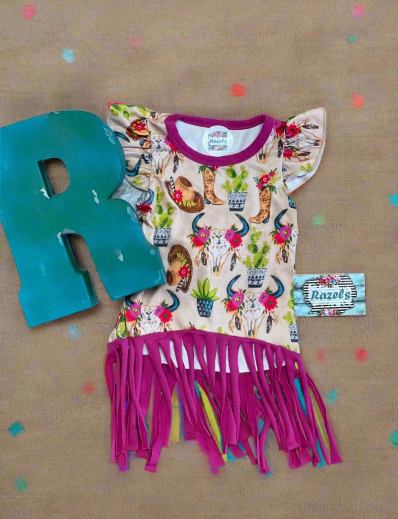 Cowgirl Fringe Tunic Dress: Western Birthday Outfit