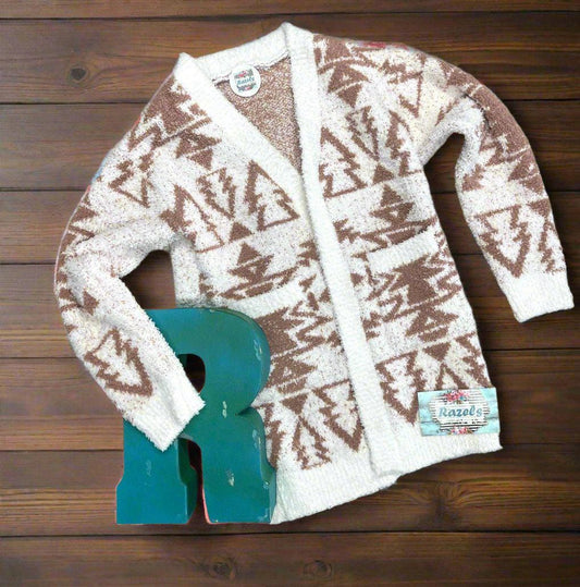 Baby Girls Southwestern Cardigan: Cozy Fall Cowgirl Sweater