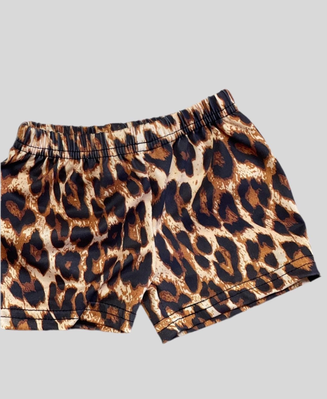 Girls' Rodeo Outfit: Bucking Bronco Shirt, Cheetah Shorts