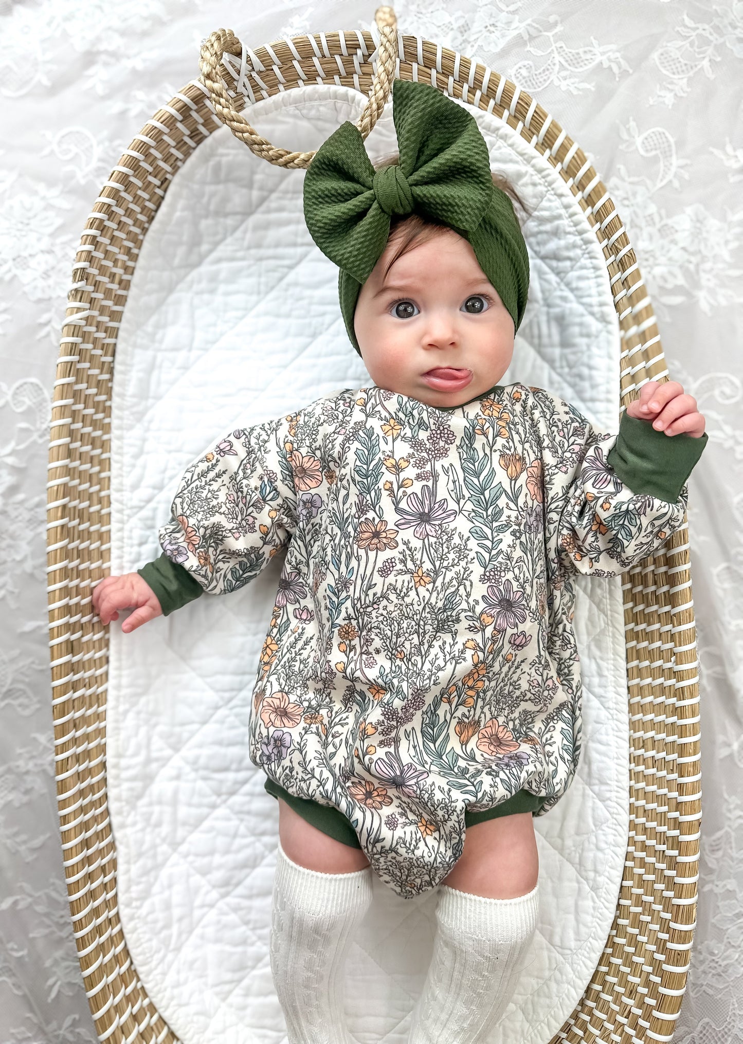 Wild Flower Bubble Romper