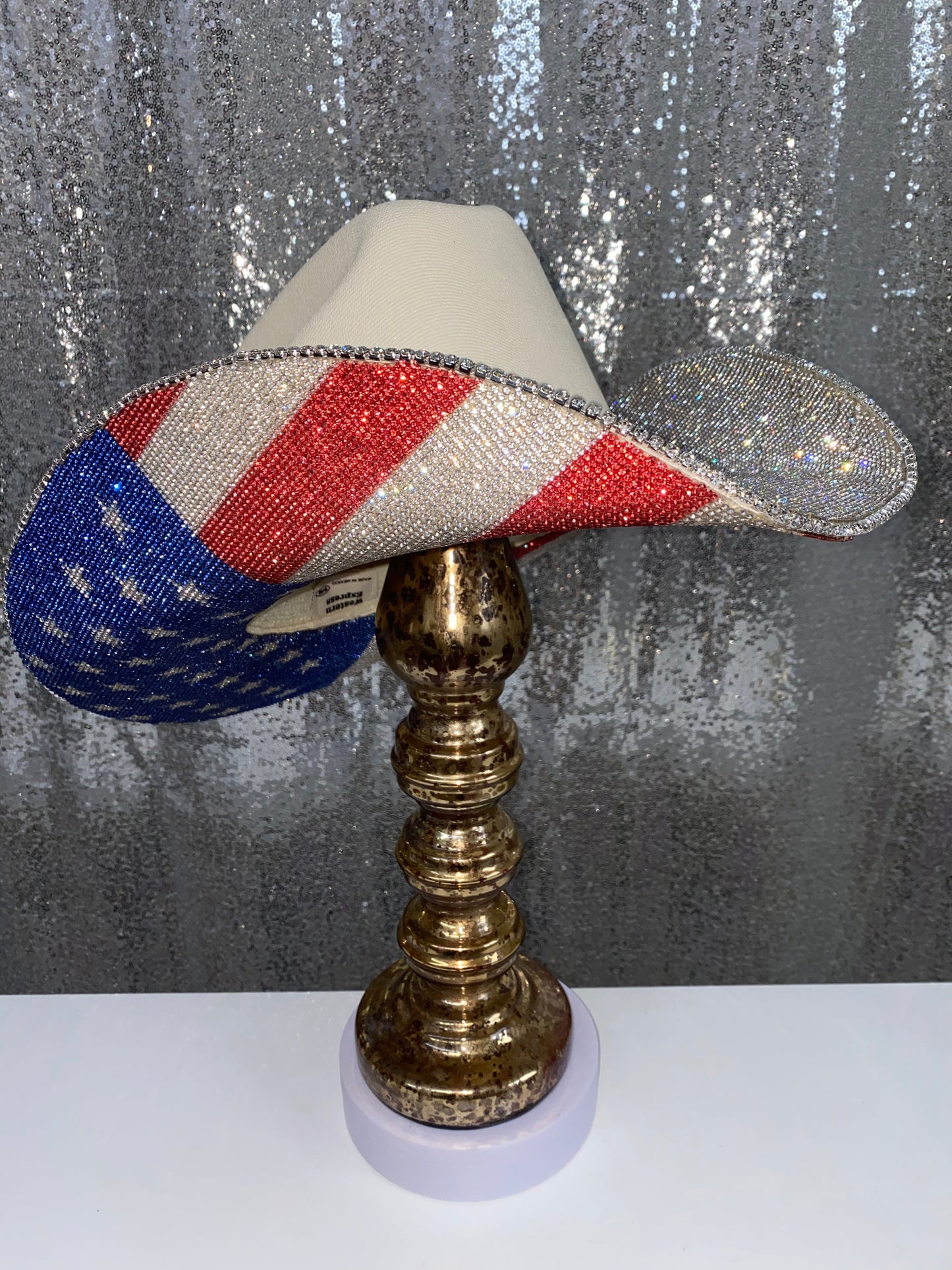The "America" Hat on Sand Squared Styled Hat