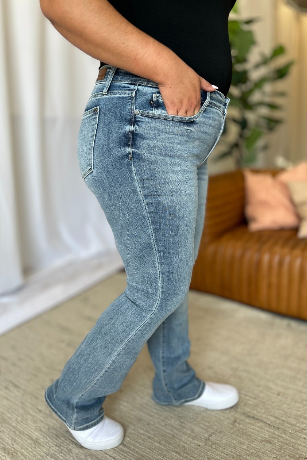 Judy Blue Full Size Medium Rise Bootcut Jeans - SmorgeousByGina
