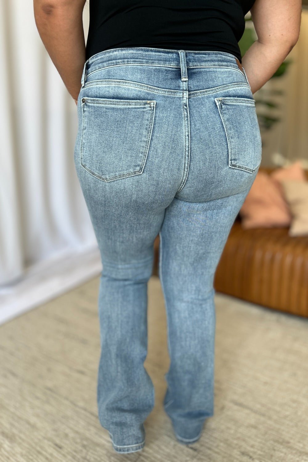 Judy Blue Full Size Medium Rise Bootcut Jeans - SmorgeousByGina