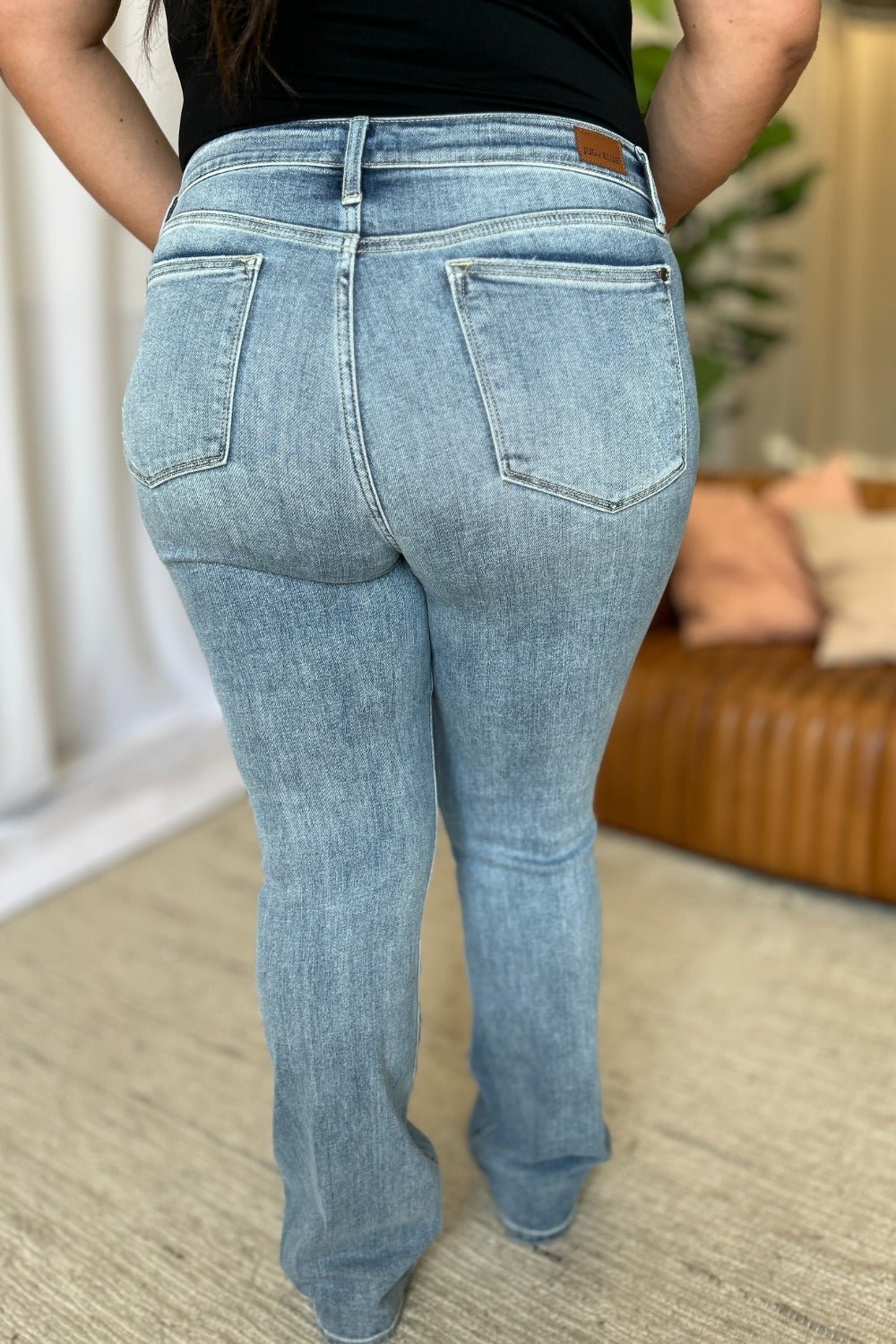 Judy Blue Full Size Medium Rise Bootcut Jeans - SmorgeousByGina