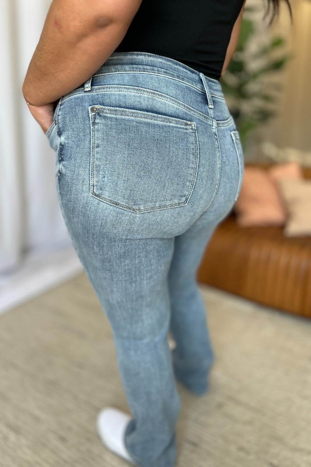 Judy Blue Full Size Medium Rise Bootcut Jeans - SmorgeousByGina