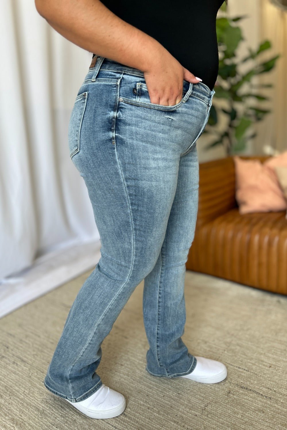 Judy Blue Full Size Medium Rise Bootcut Jeans - SmorgeousByGina