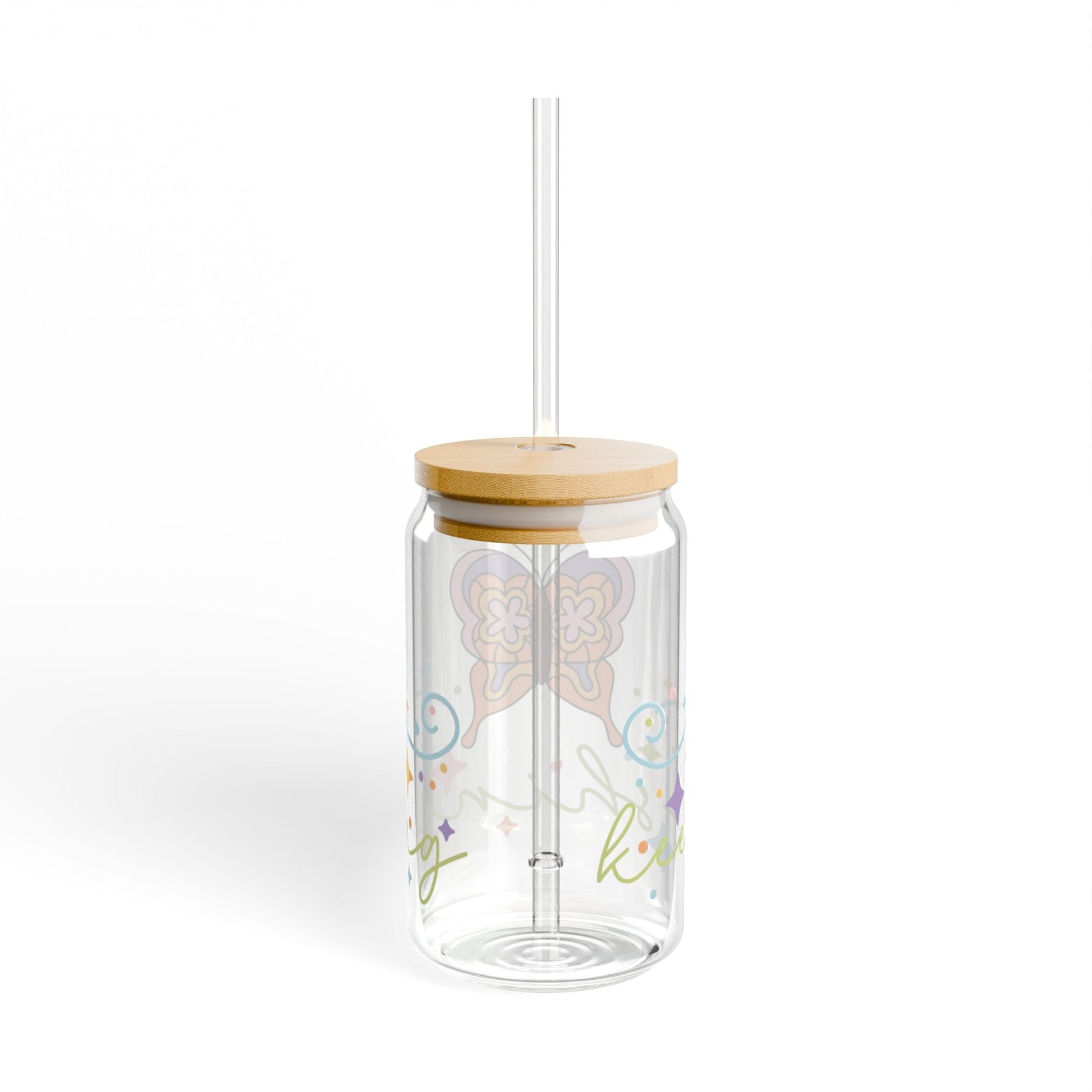 Keep Shining Sipper Glass, 16oz - SmorgeousByGina