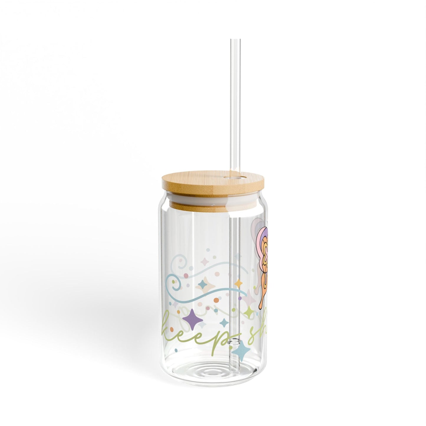 Keep Shining Sipper Glass, 16oz - SmorgeousByGina