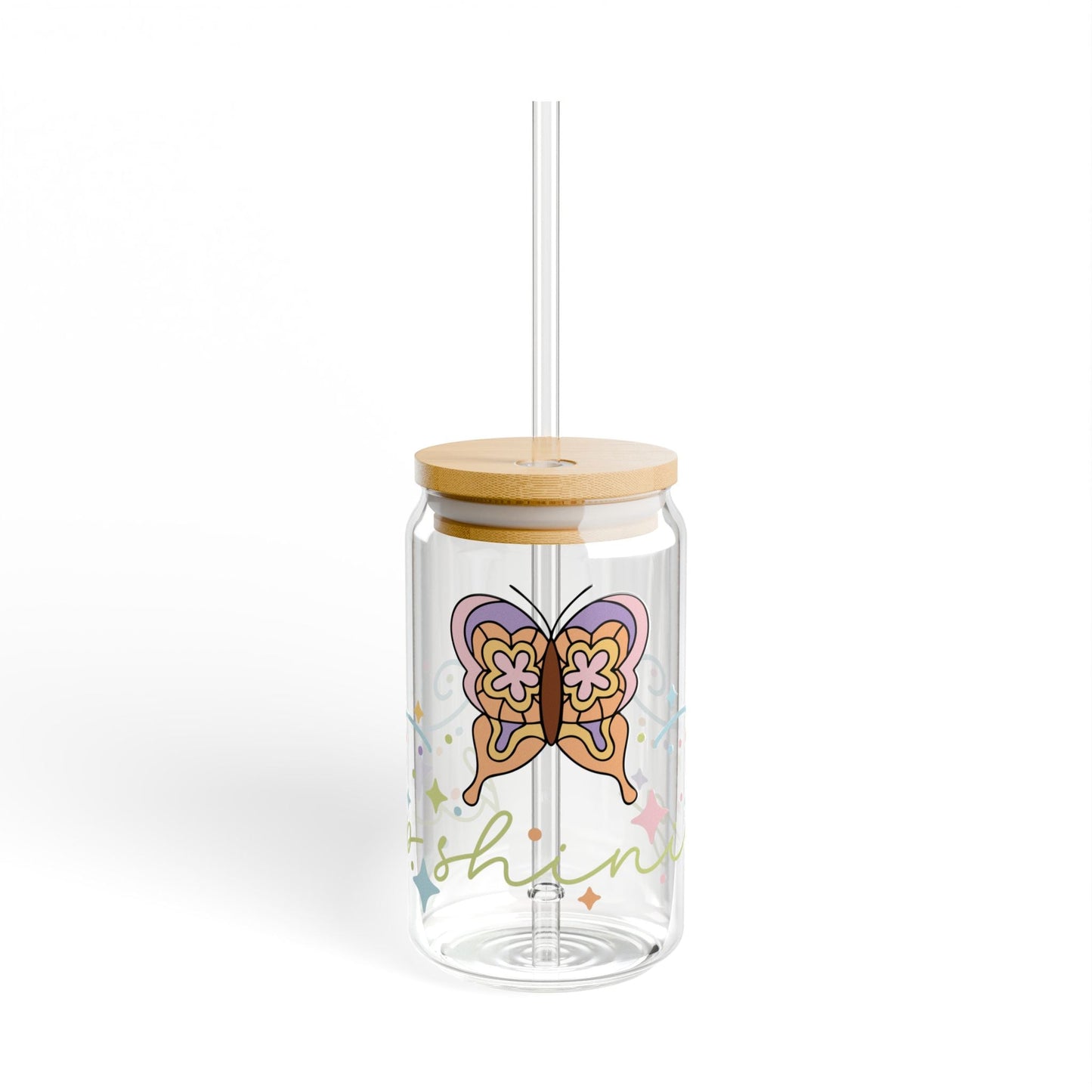 Keep Shining Sipper Glass, 16oz - SmorgeousByGina