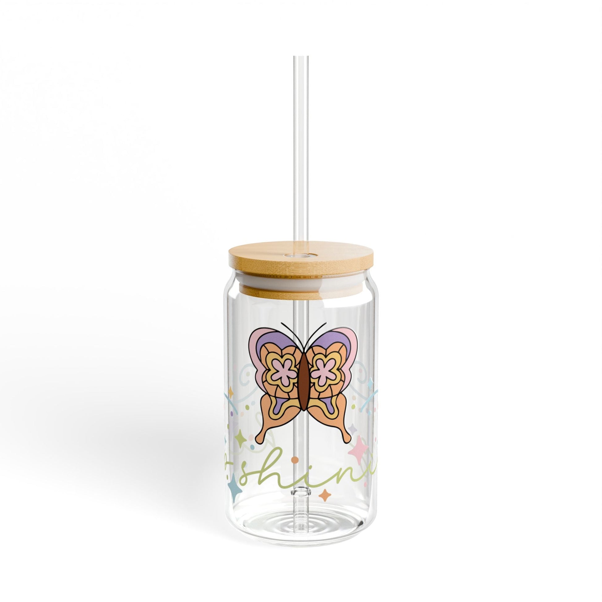 Keep Shining Sipper Glass, 16oz - SmorgeousByGina