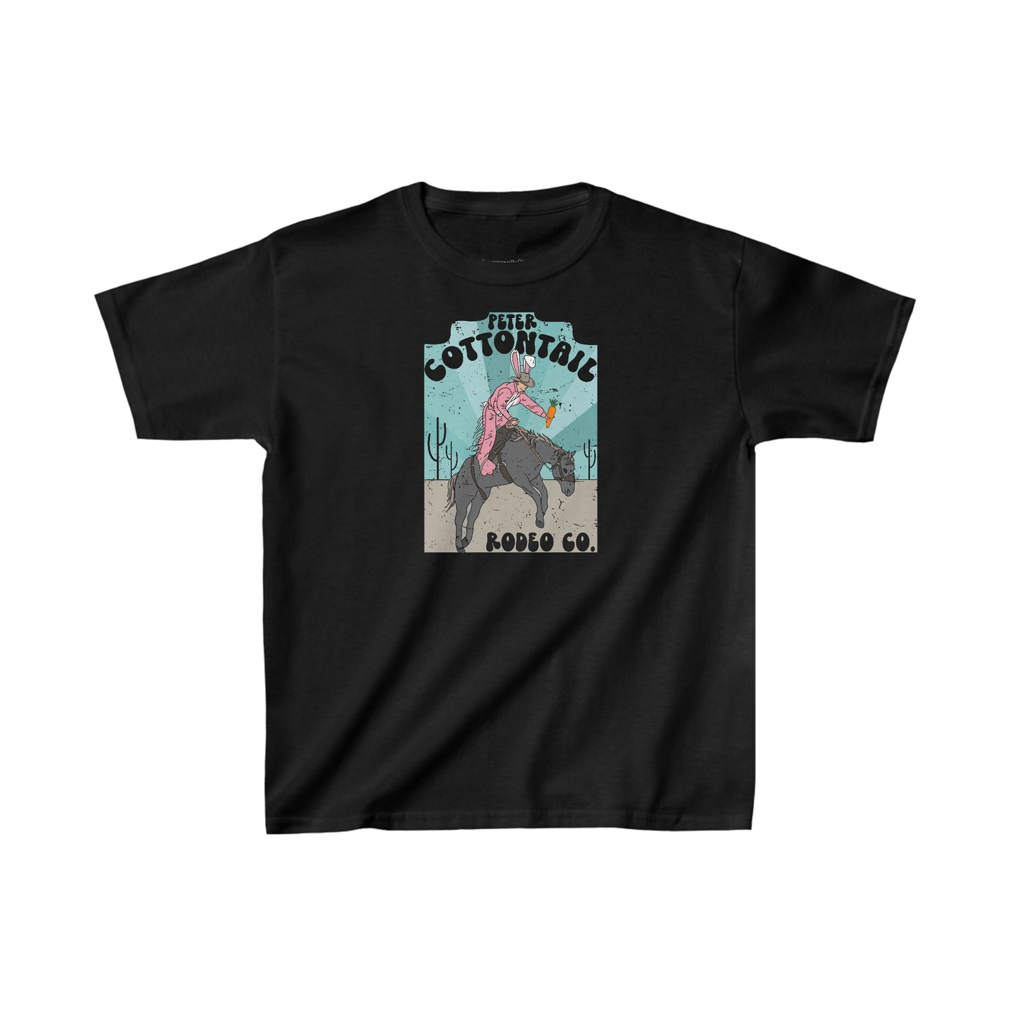 Kids Easter Shirt, Cottontail Rodeo, Kids Heavy Cotton™ Tee, Easter Tee, Easter Shirt, Easter Rodeo - SmorgeousByGina