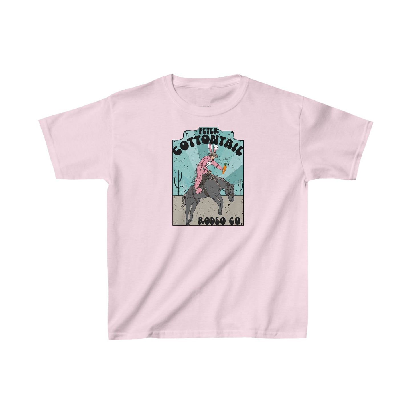 Kids Easter Shirt, Cottontail Rodeo, Kids Heavy Cotton™ Tee, Easter Tee, Easter Shirt, Easter Rodeo - SmorgeousByGina