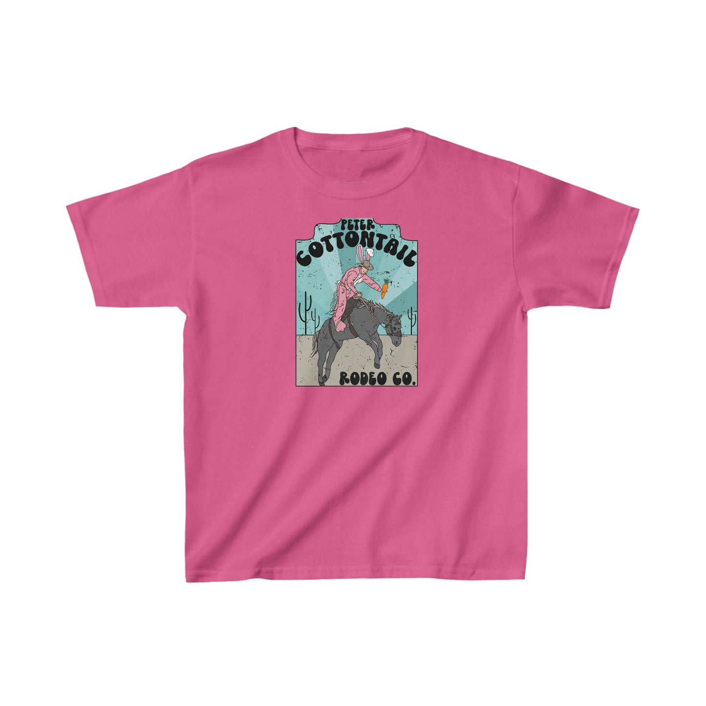 Kids Easter Shirt, Cottontail Rodeo, Kids Heavy Cotton™ Tee, Easter Tee, Easter Shirt, Easter Rodeo - SmorgeousByGina