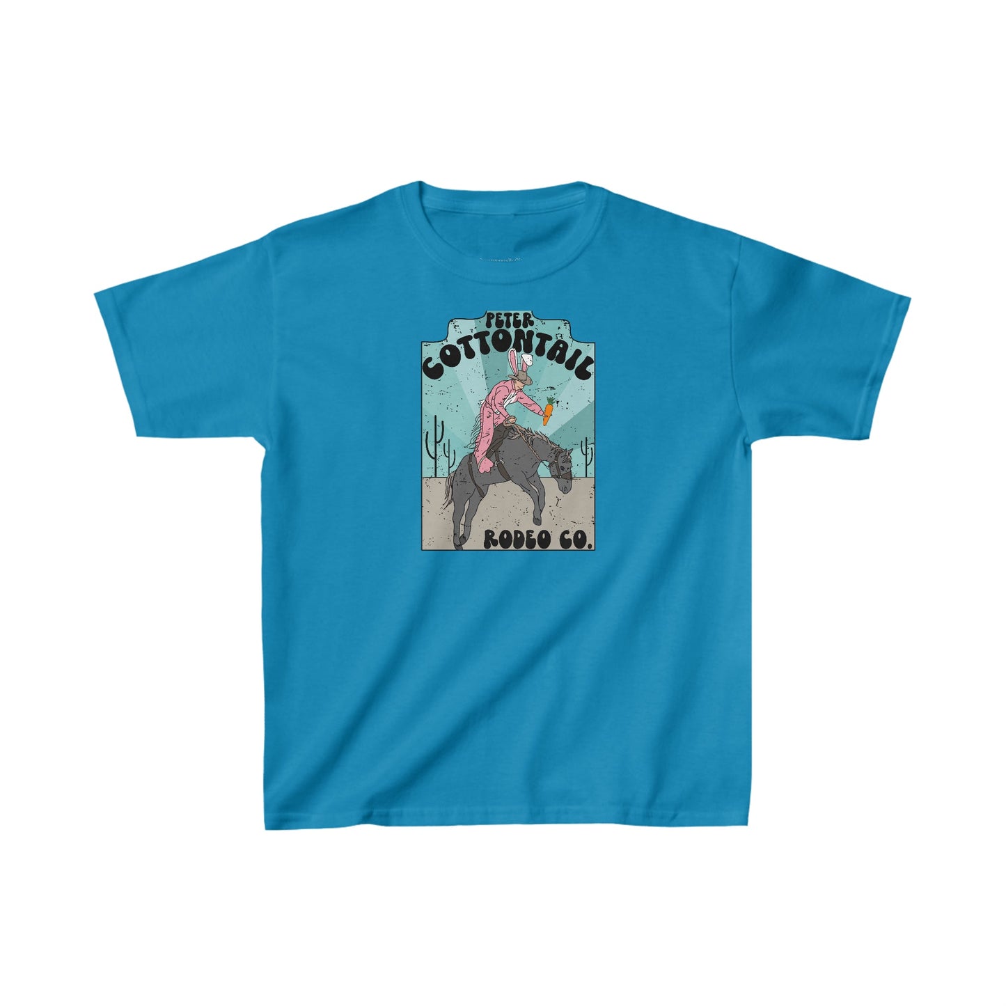 Kids Easter Shirt, Cottontail Rodeo, Kids Heavy Cotton™ Tee, Easter Tee, Easter Shirt, Easter Rodeo - SmorgeousByGina
