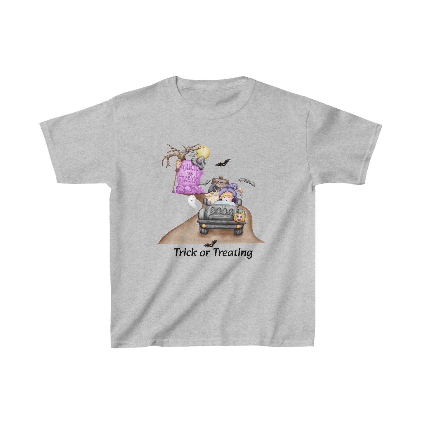 Kids Heavy Cotton™ Tee-Trick or Treating - SmorgeousByGina