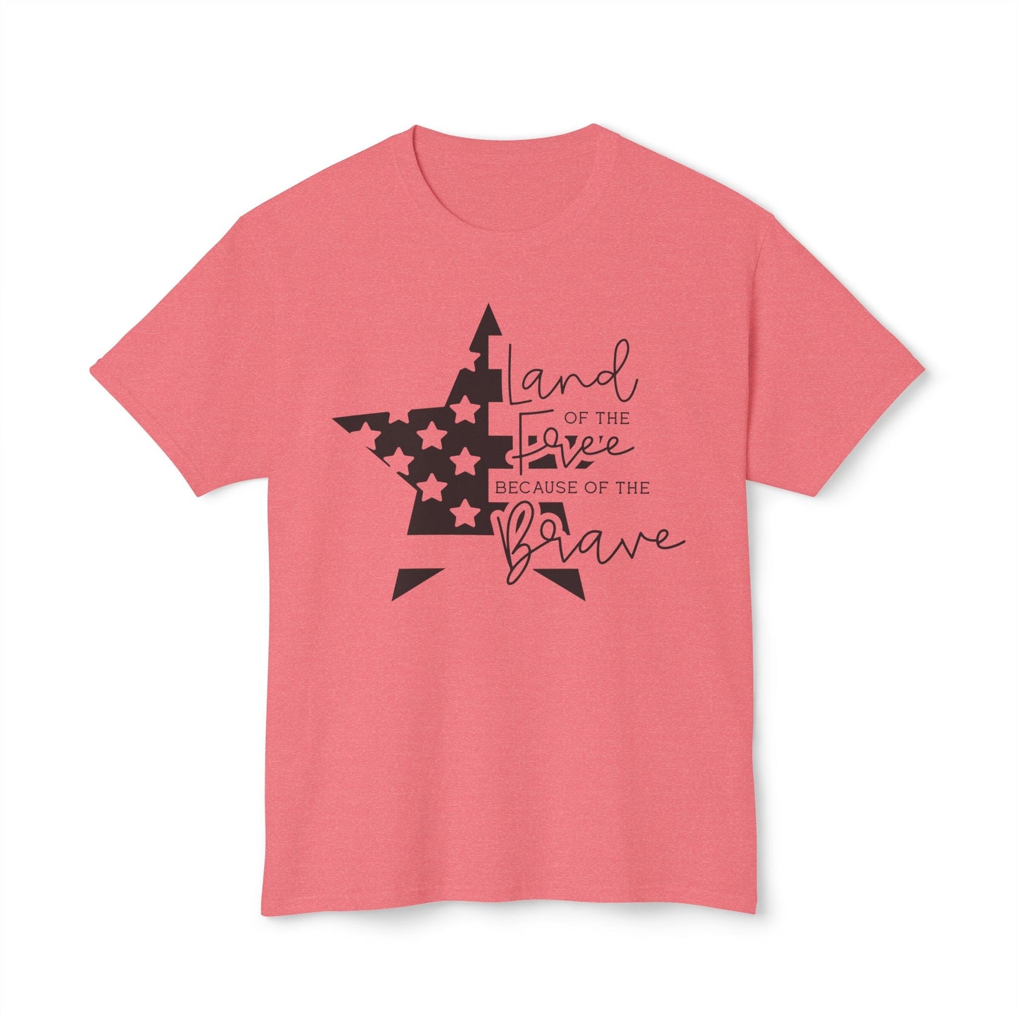 Land of the Free, 4th of July, Brave, HD Cotton™ T-shirt - SmorgeousByGina