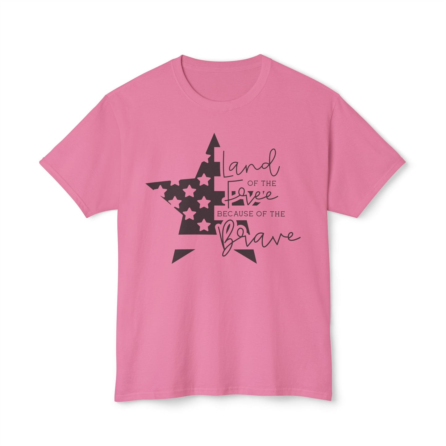 Land of the Free, 4th of July, Brave, HD Cotton™ T-shirt - SmorgeousByGina
