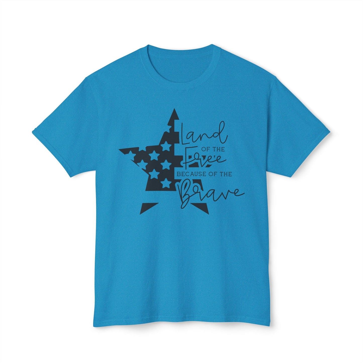 Land of the Free, 4th of July, Brave, HD Cotton™ T-shirt - SmorgeousByGina