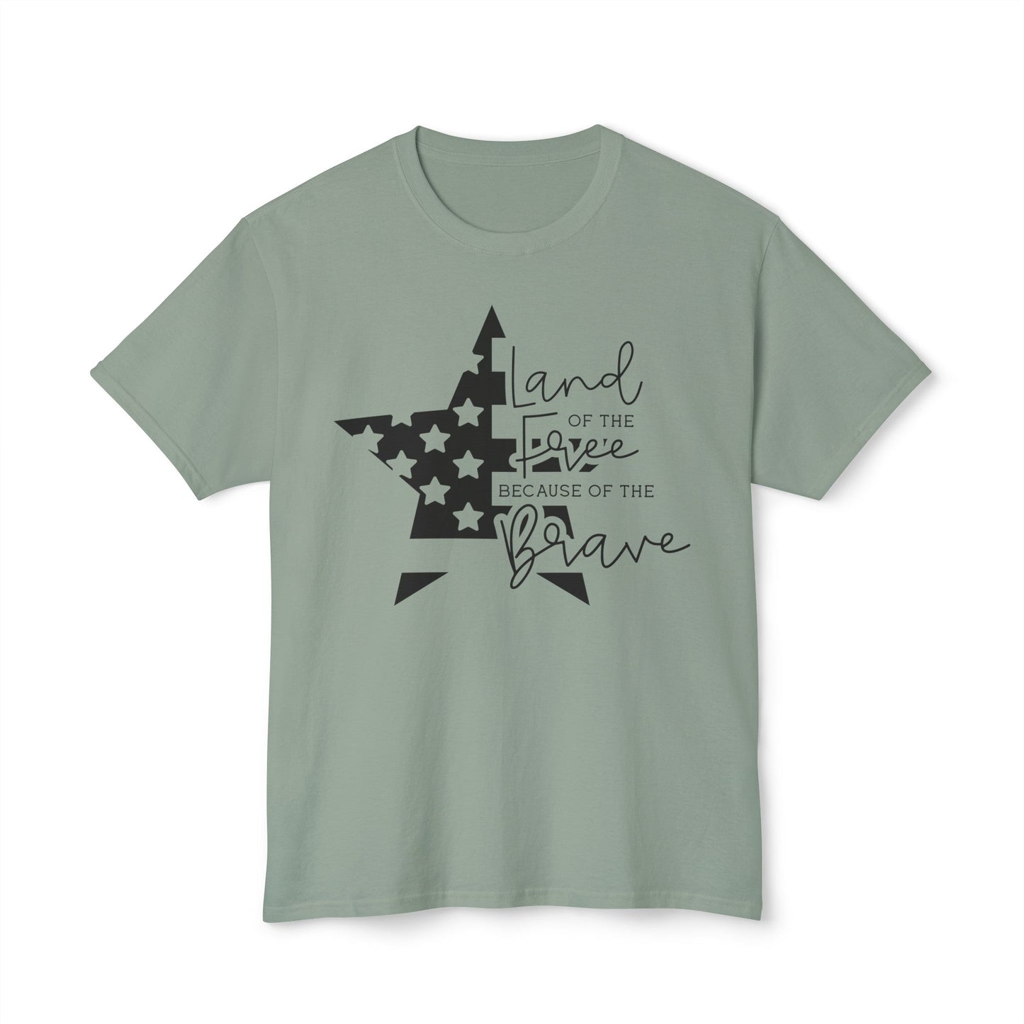 Land of the Free, 4th of July, Brave, HD Cotton™ T-shirt - SmorgeousByGina