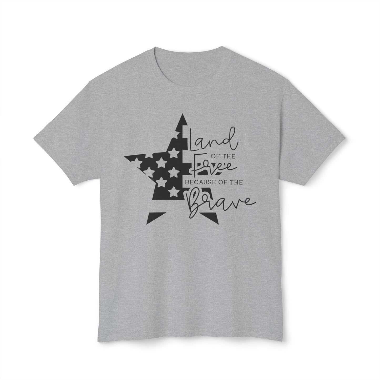 Land of the Free, 4th of July, Brave, HD Cotton™ T-shirt - SmorgeousByGina