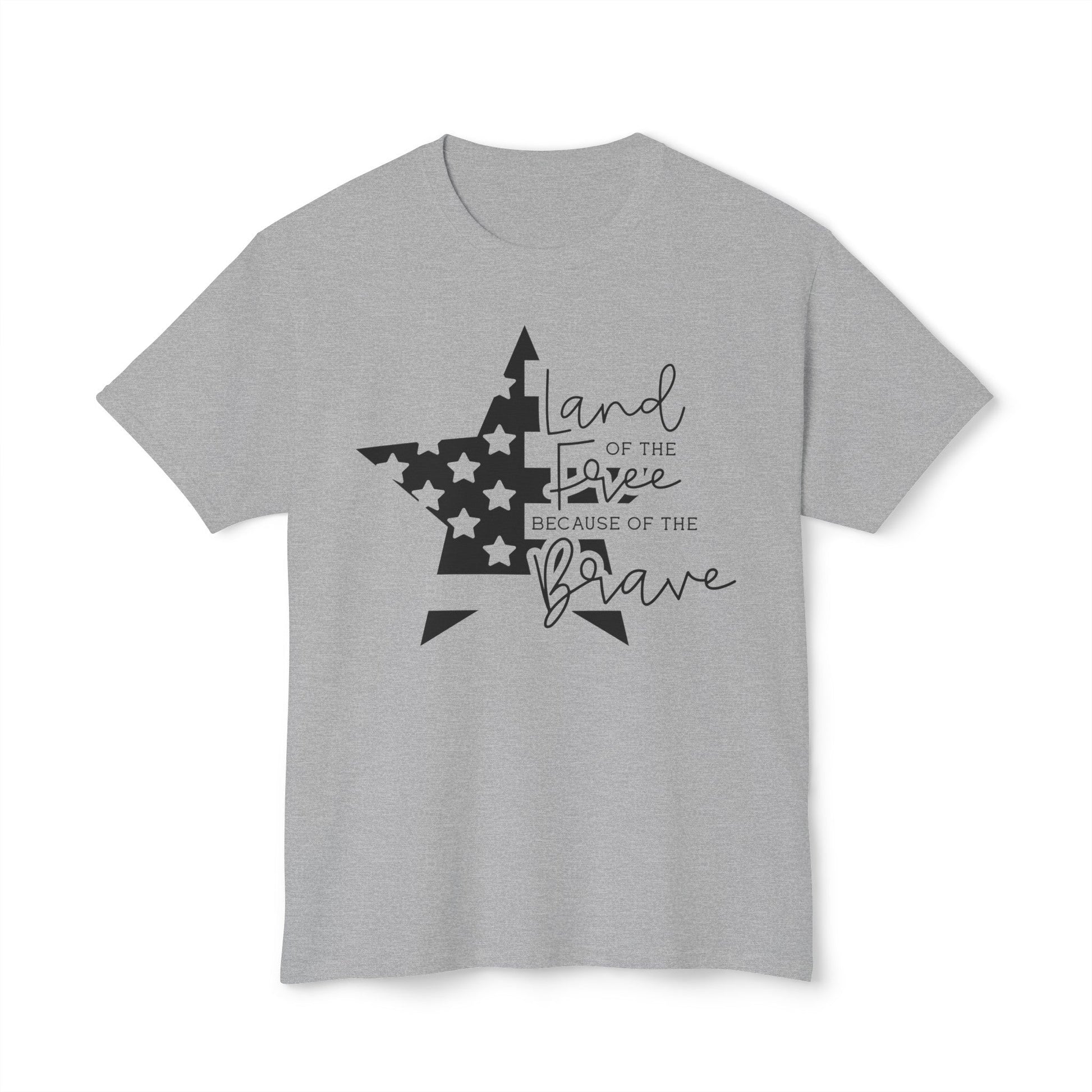Land of the Free, 4th of July, Brave, HD Cotton™ T-shirt - SmorgeousByGina