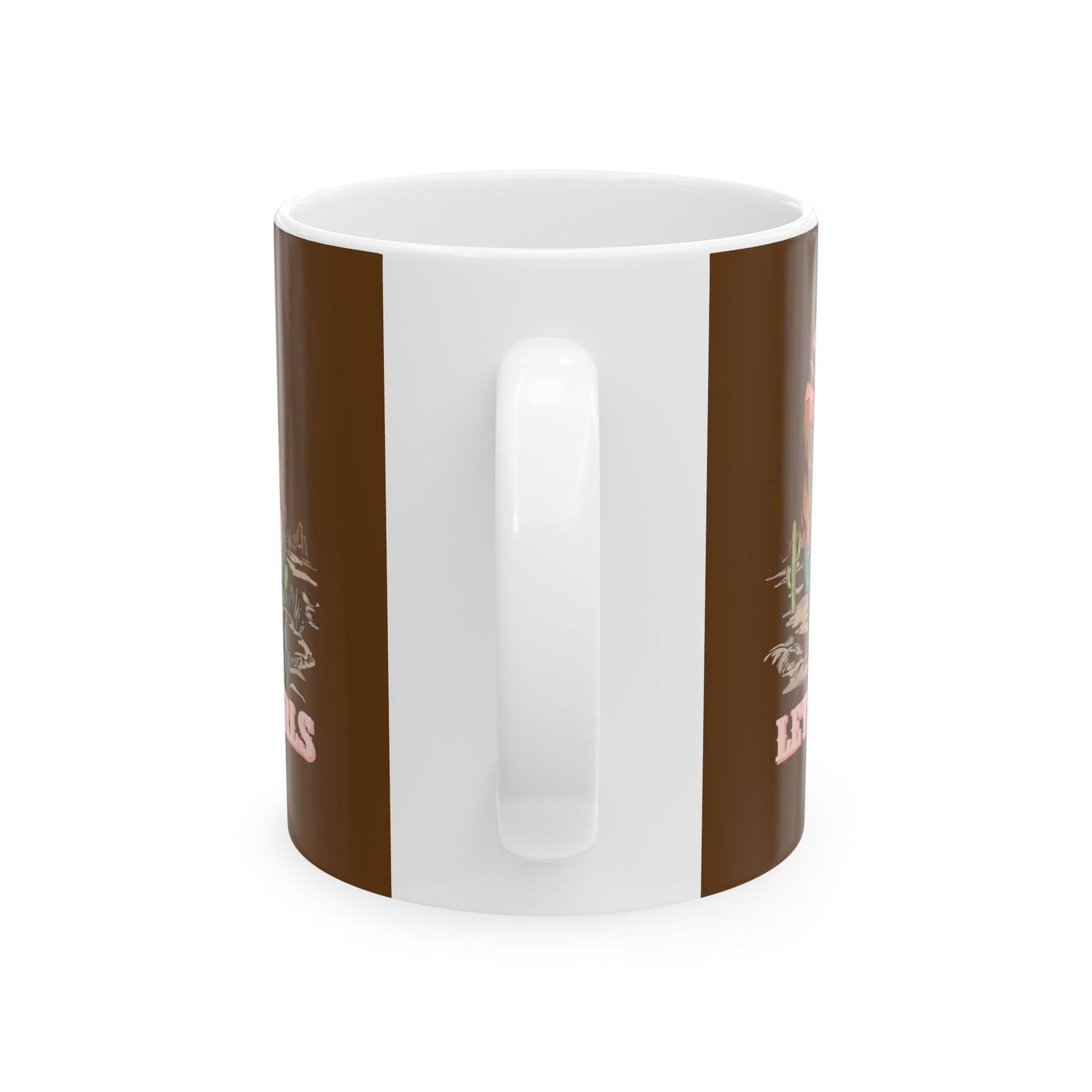 Let's Go Girls, Cowgirl Mug, Cowgirl Boho, Western Mug, Cowgirl Coffee Cup, Ceramic Mug, 11oz - SmorgeousByGina