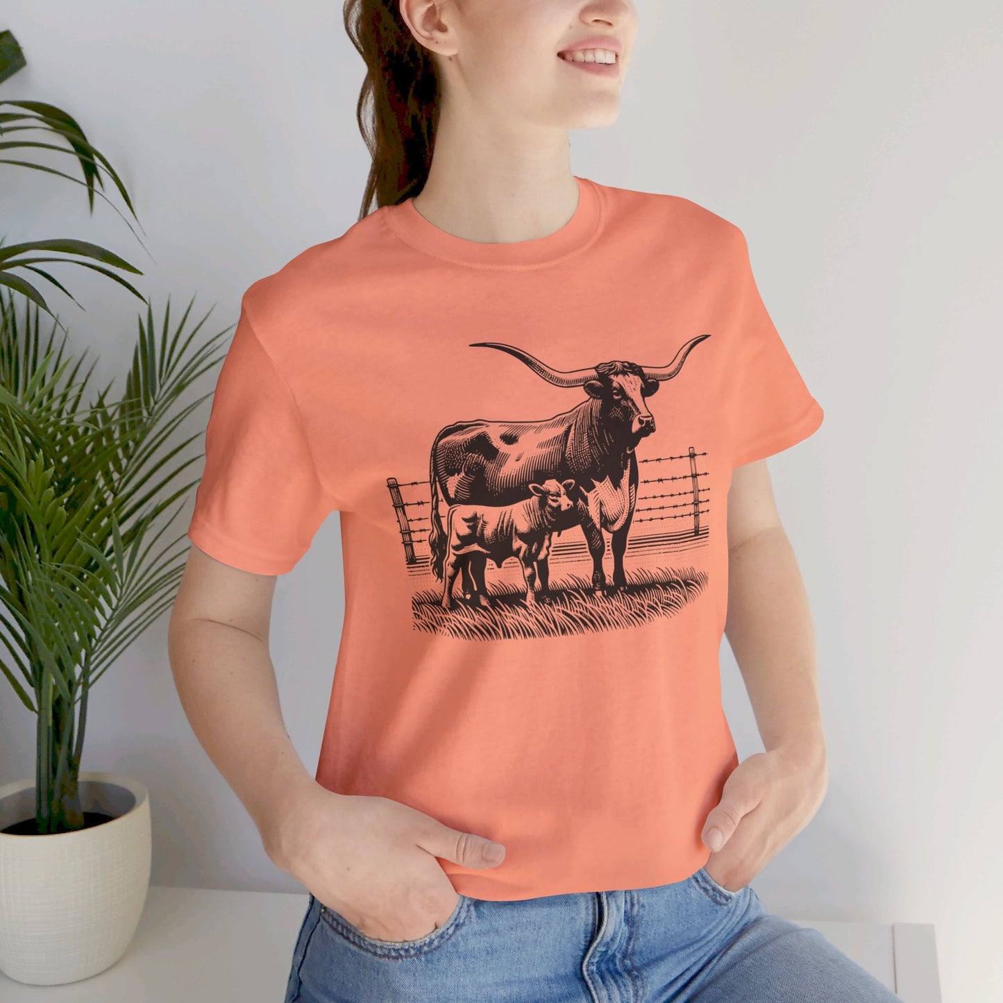 Longhorn Cattle Tee - SmorgeousByGina