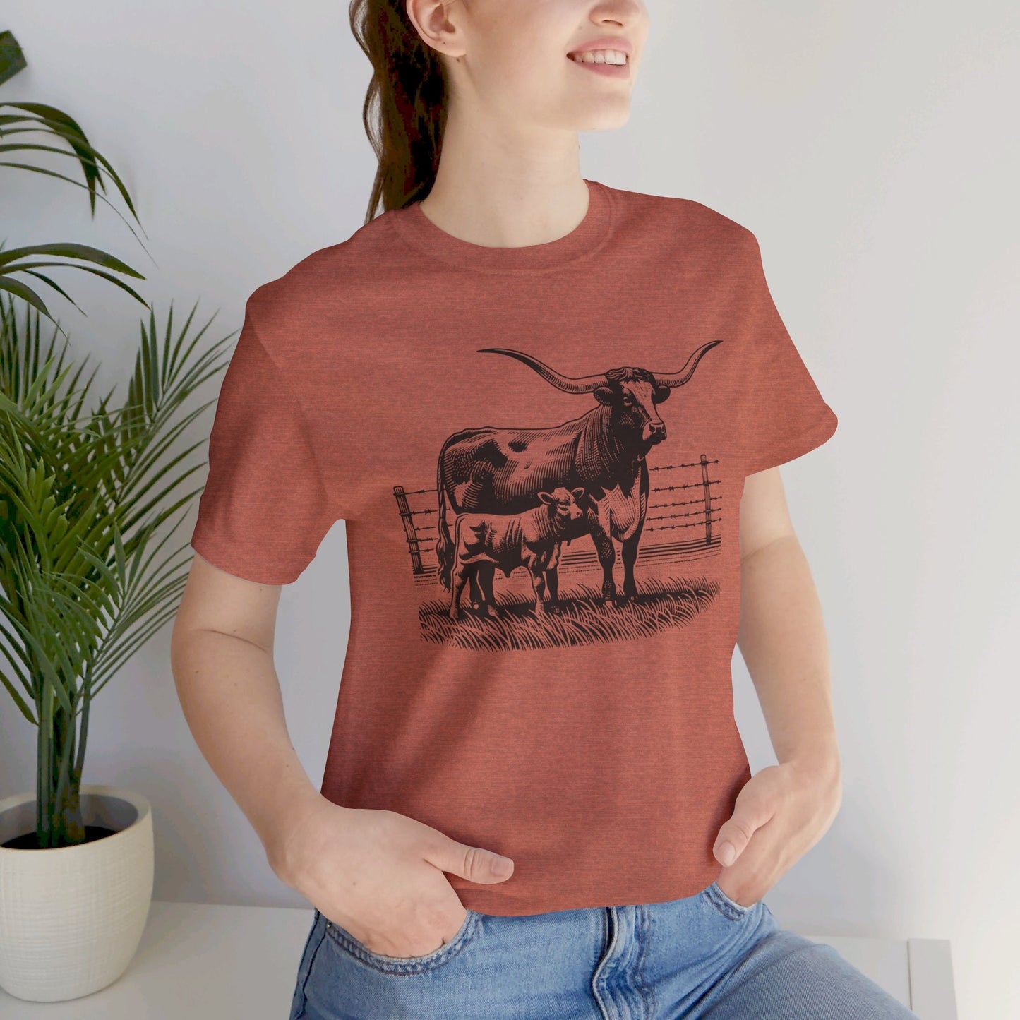 Longhorn Cattle Tee - SmorgeousByGina