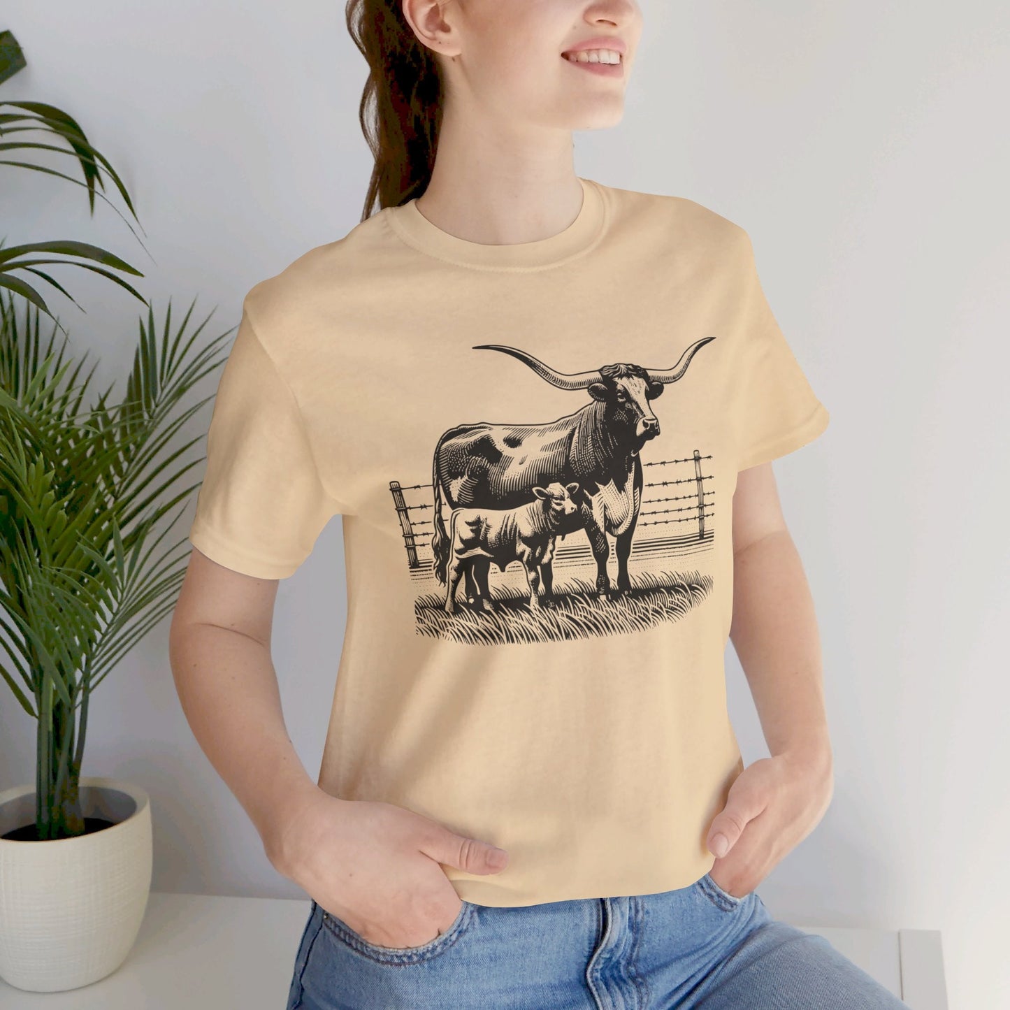 Longhorn Cattle Tee - SmorgeousByGina