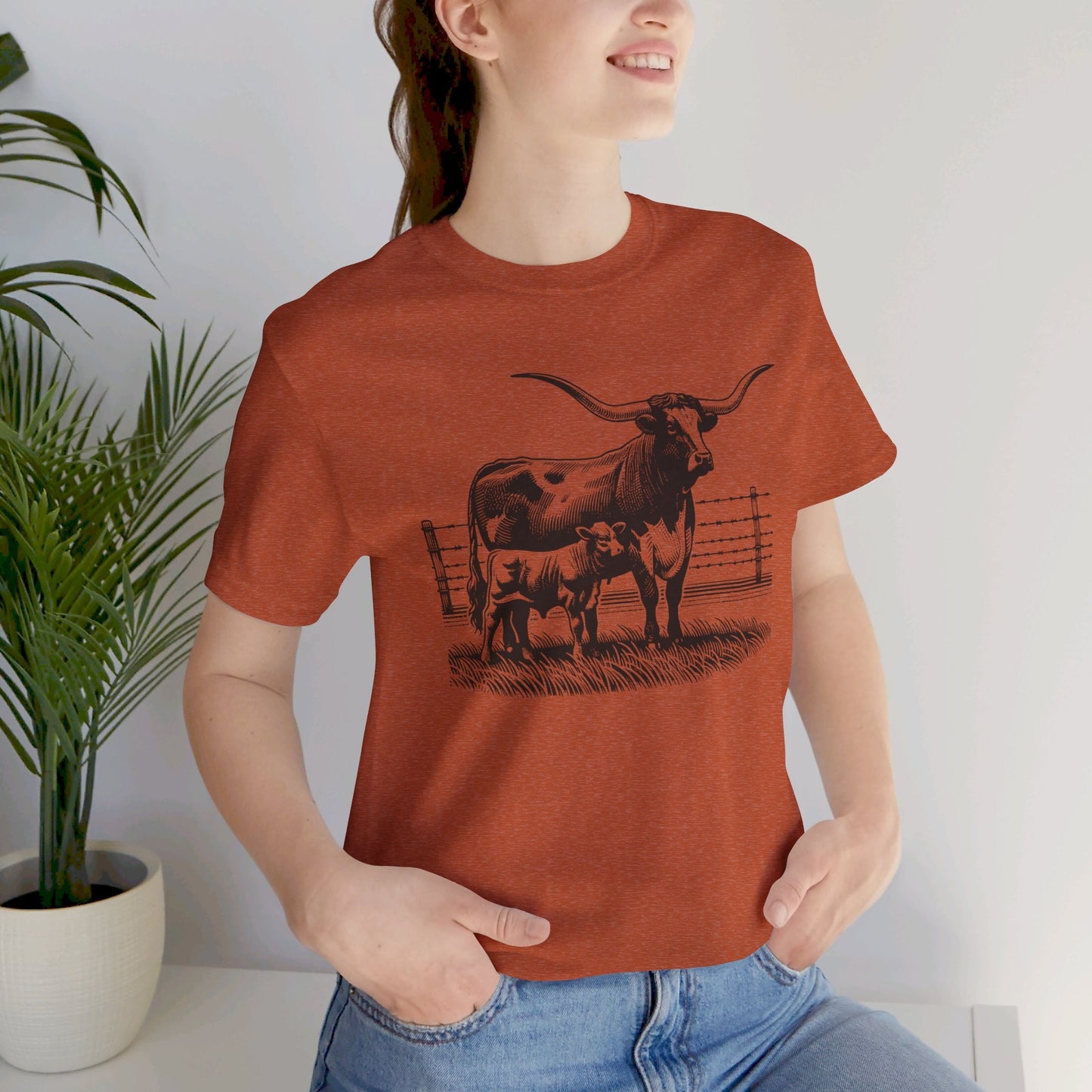 Longhorn Cattle Tee - SmorgeousByGina