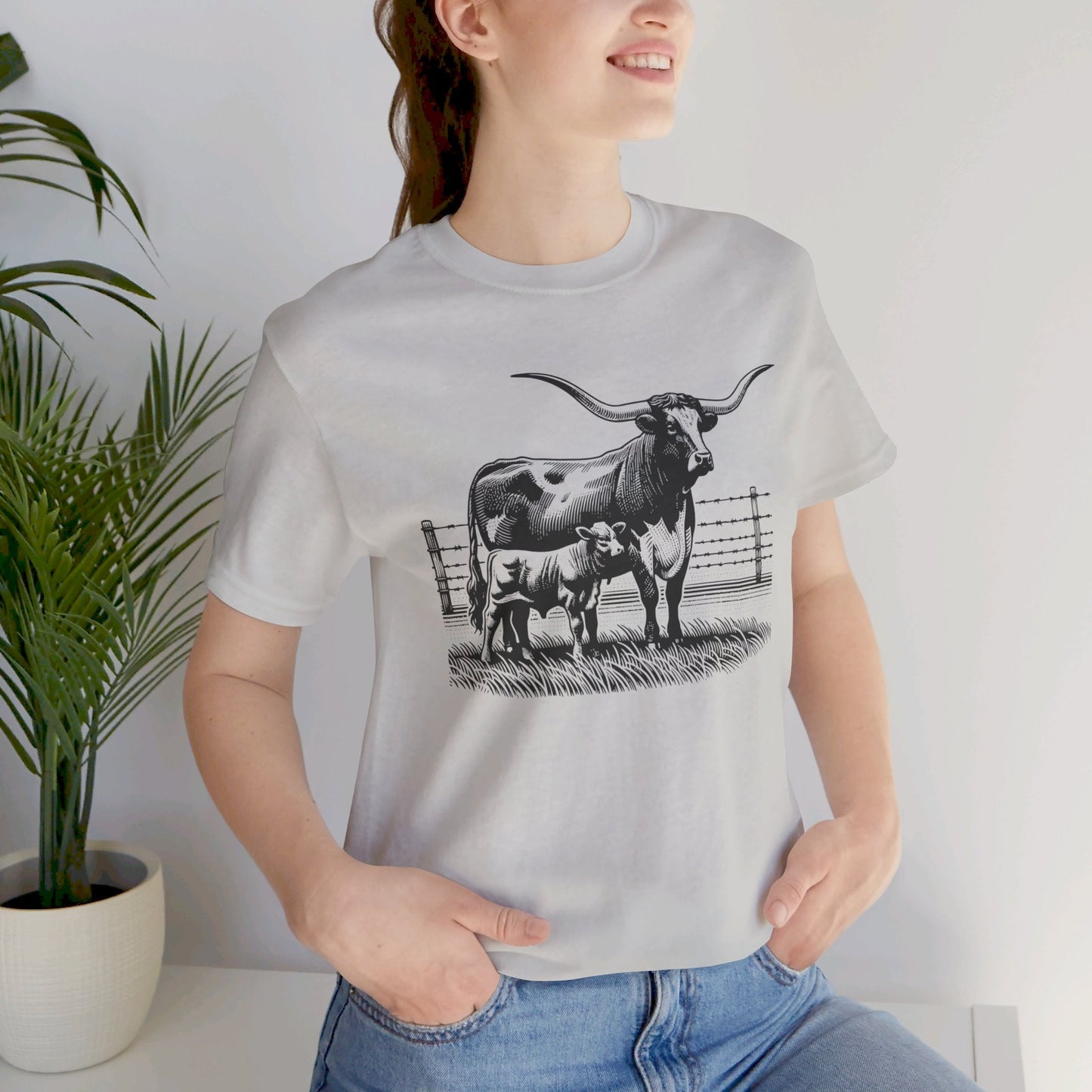 Longhorn Cattle Tee - SmorgeousByGina