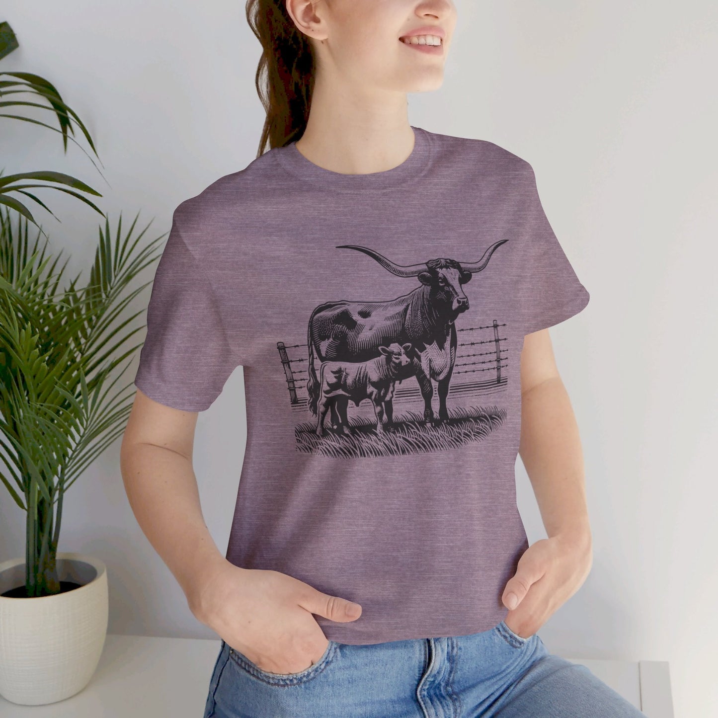 Longhorn Cattle Tee - SmorgeousByGina