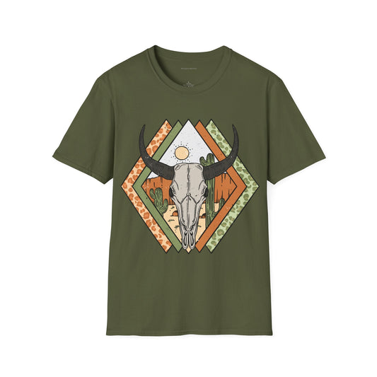 Longhorn Skull Softstyle T-Shirt - SmorgeousByGina
