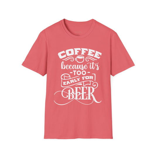 Men's Cotton Crew Tee-Coffee-Beer - SmorgeousByGina