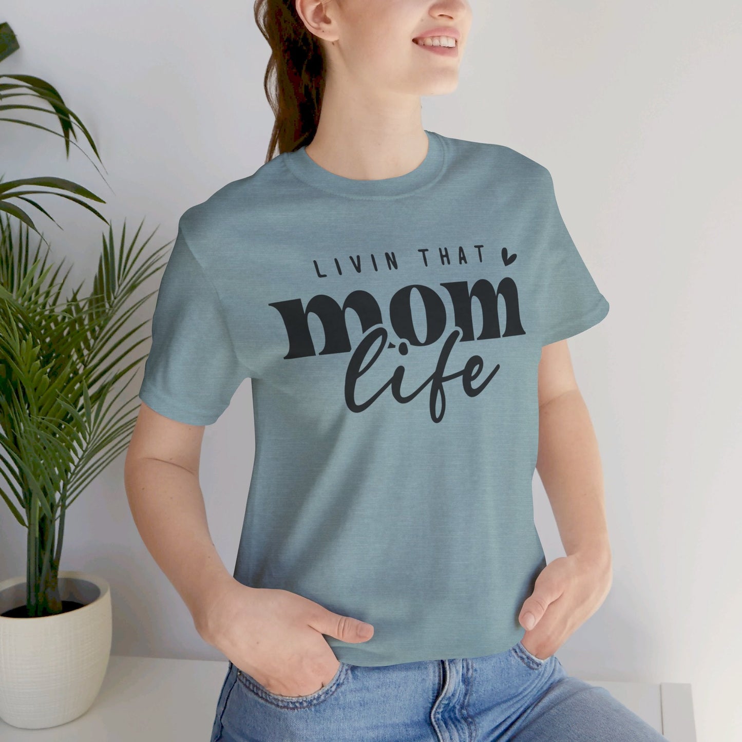 Mom Life Tee, Mom Shirt, Mothers Day, Jersey Short Sleeve Tee - SmorgeousByGina