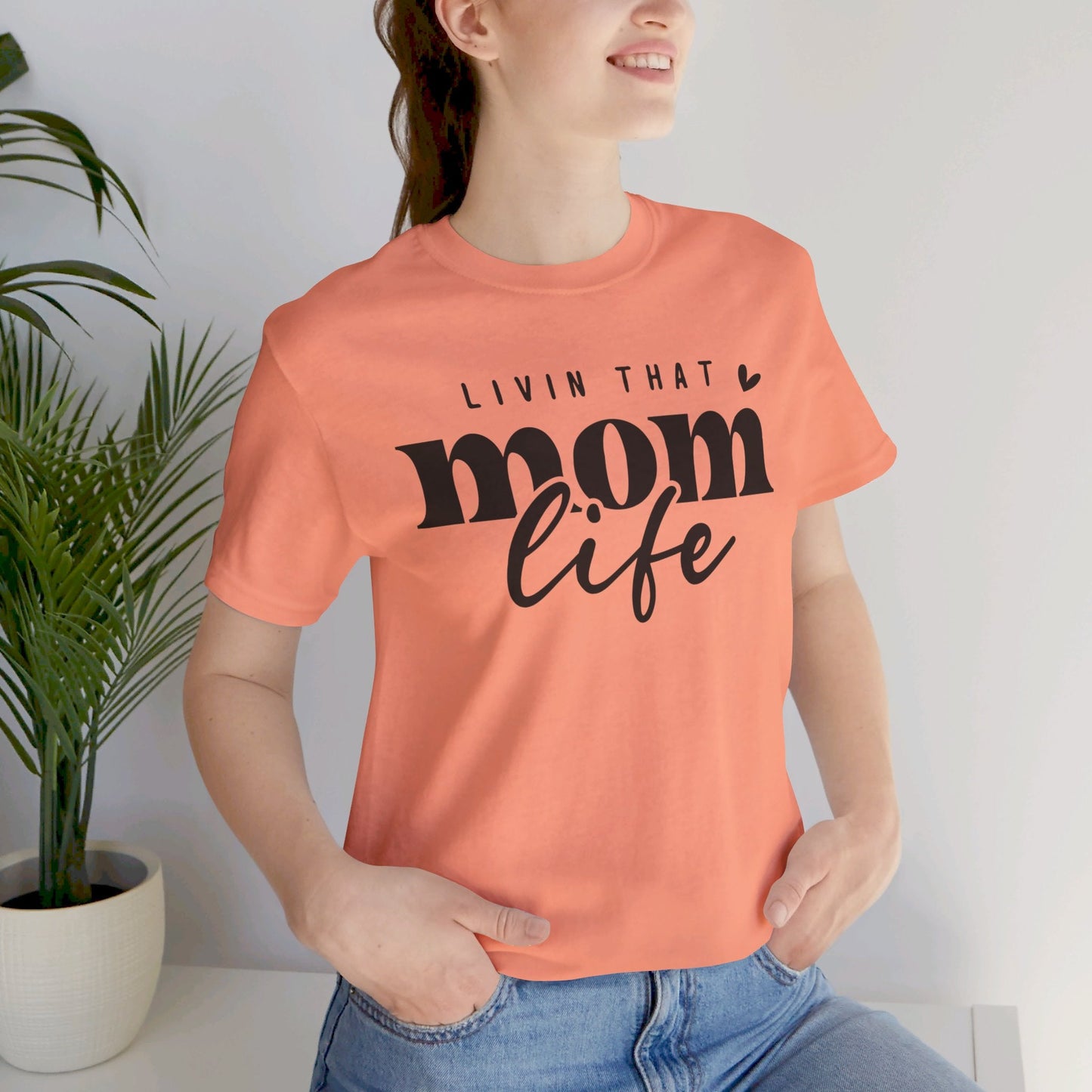 Mom Life Tee, Mom Shirt, Mothers Day, Jersey Short Sleeve Tee - SmorgeousByGina