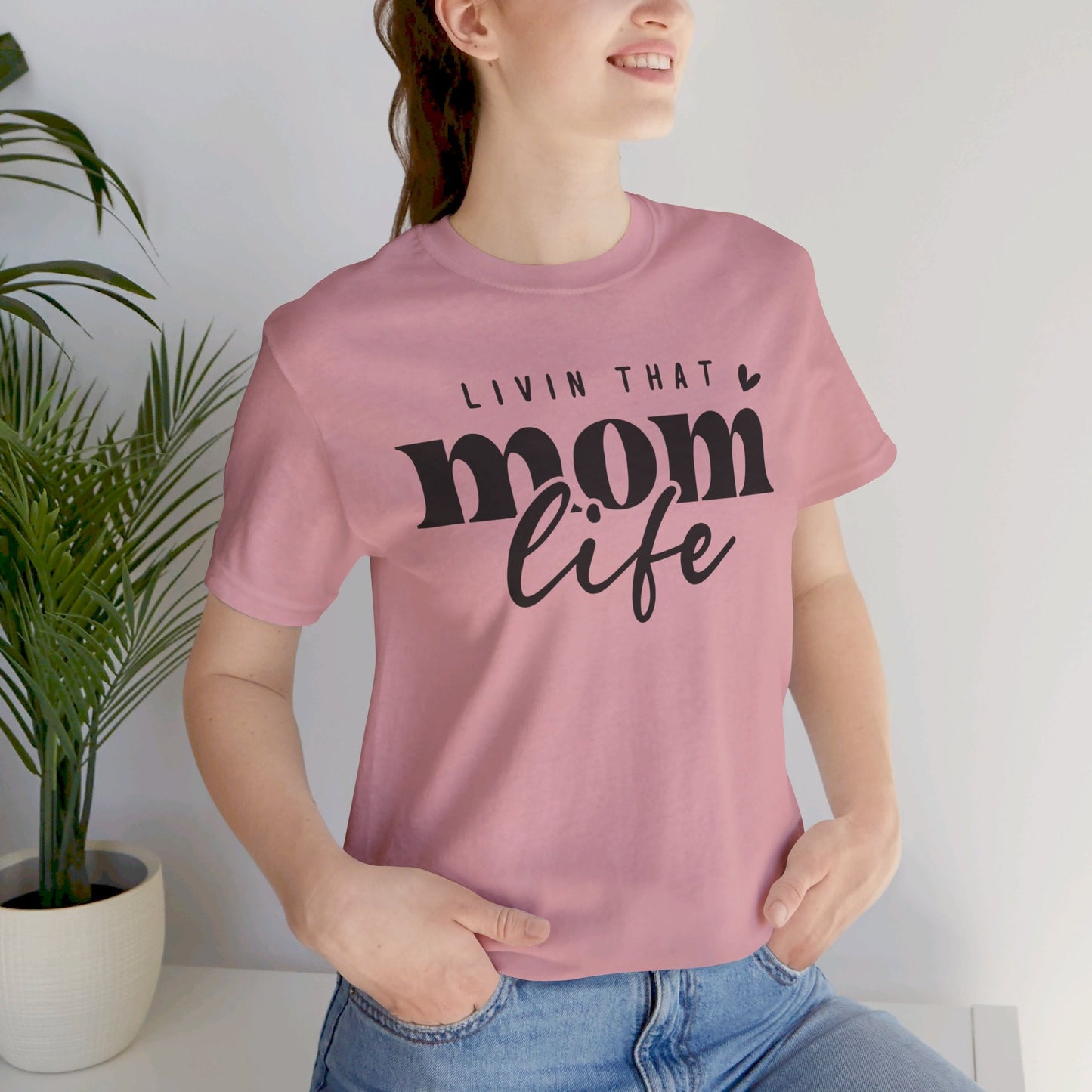 Mom Life Tee, Mom Shirt, Mothers Day, Jersey Short Sleeve Tee - SmorgeousByGina