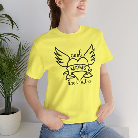 Mom Tee, Mom Tattoos, Mom Shirt, Mothers Day, Cool Mom, Jersey Short Sleeve Tee - SmorgeousByGina